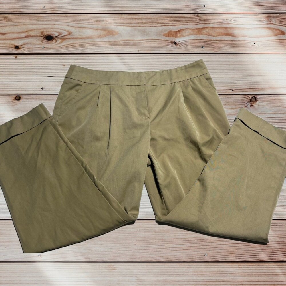 Trina Turk Cropped Khaki Size 12